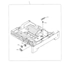 Brother HL-5280DW paper tray diagram