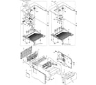 Brother HL-5280DW cover/labels diagram
