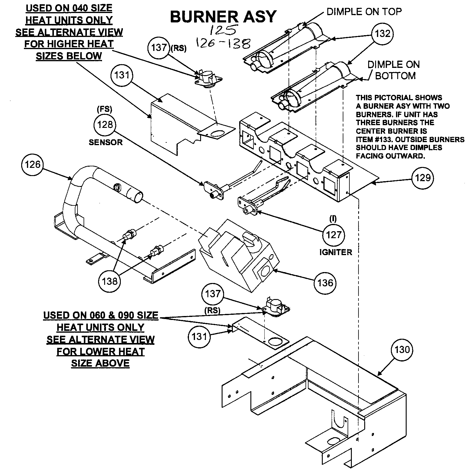 Burner assy