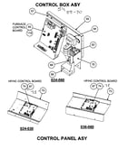 Control box/control panel assy