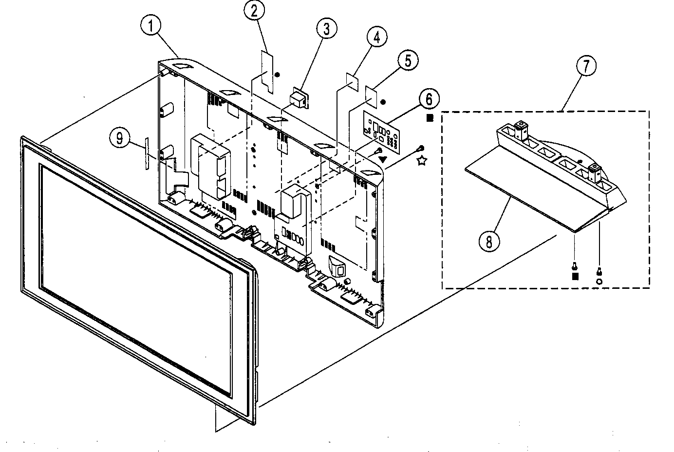 Rear cover assy