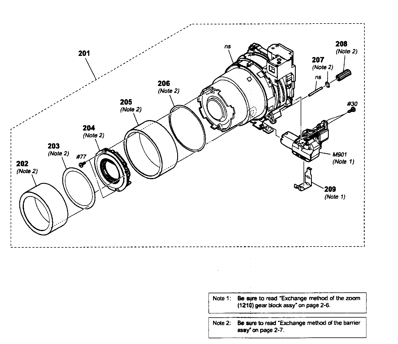 Lens assy