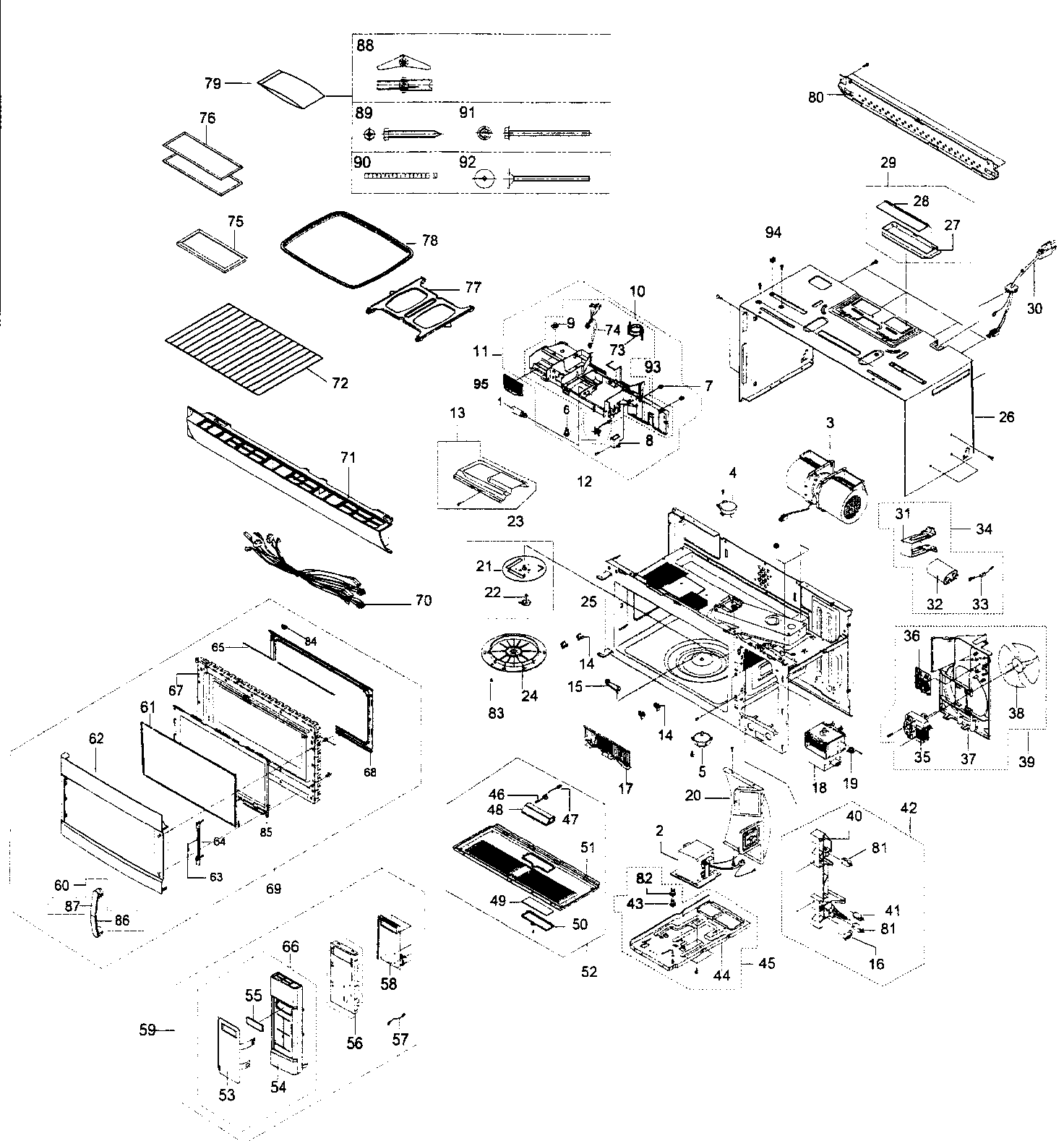 Cabinet parts