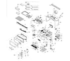 Kenmore 40180099010 cabinet parts diagram
