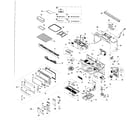 Kenmore 40180093010 cabinet parts diagram