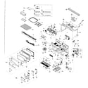 Kenmore 40180093700 cabinet parts diagram