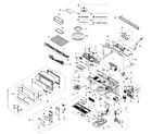 Kenmore 40180083700 cabinet parts diagram