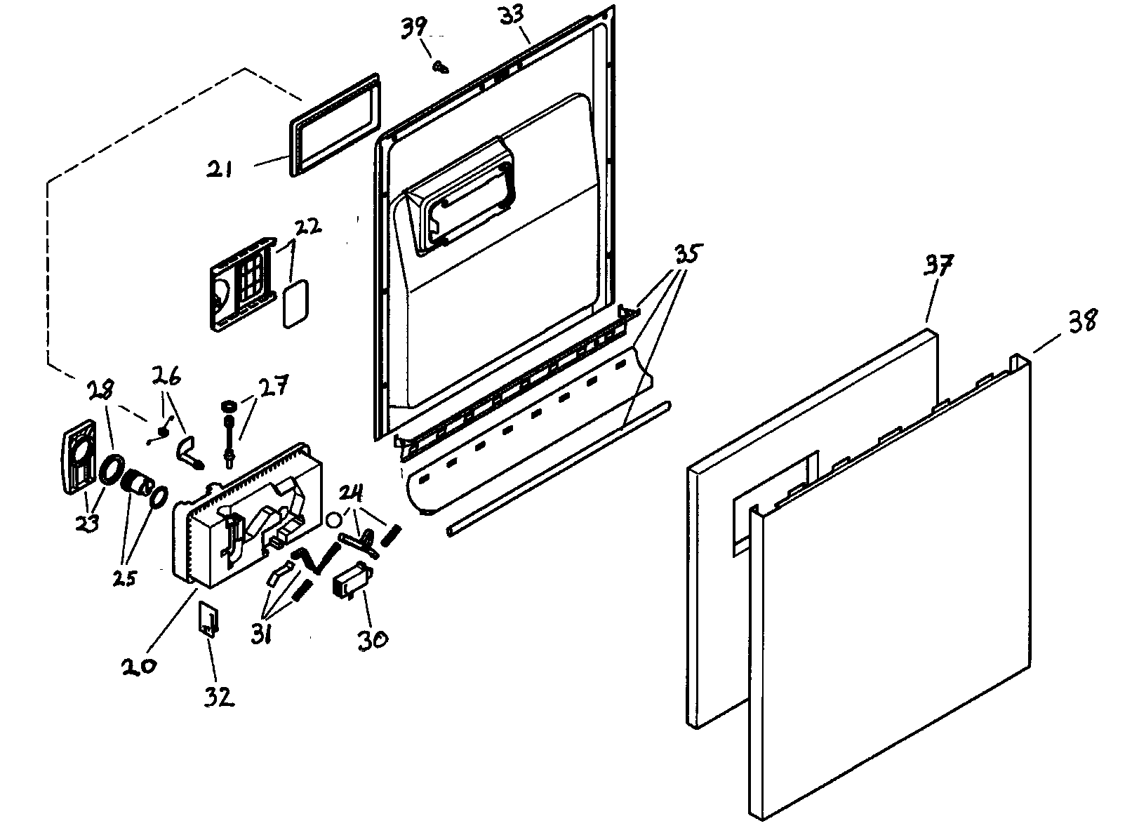 Door assy