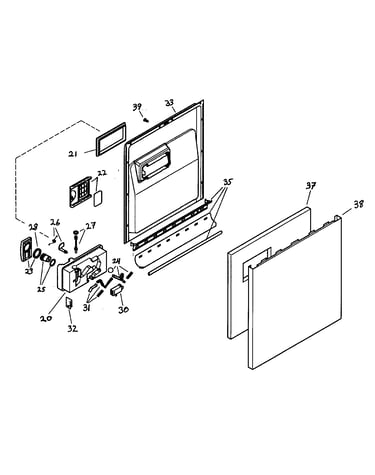 Door assy