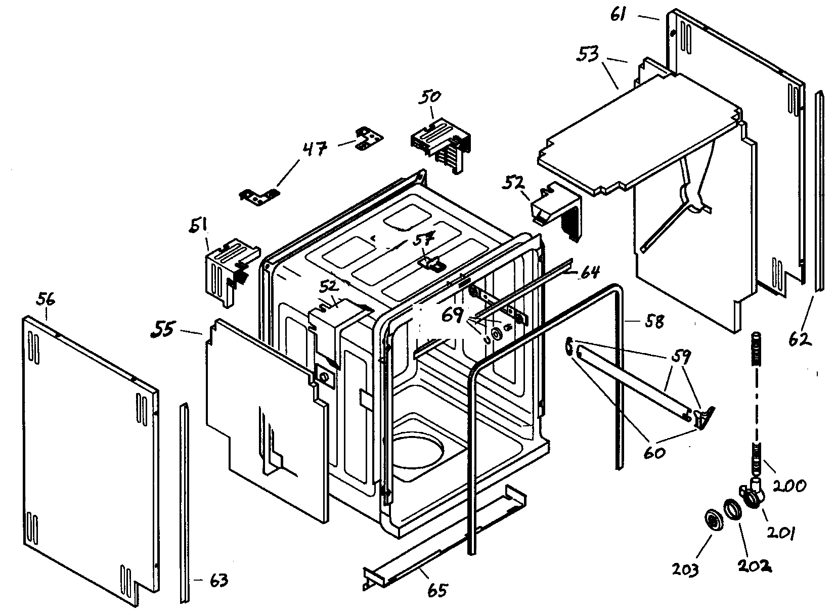 CABINET ASSY