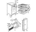 LG GC-W061BTH cabinet parts diagram