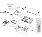 Samsung DVD-VR357 cabinet parts diagram