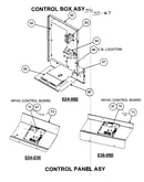 Control box/control panel assy