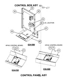 Control box/control panel assy