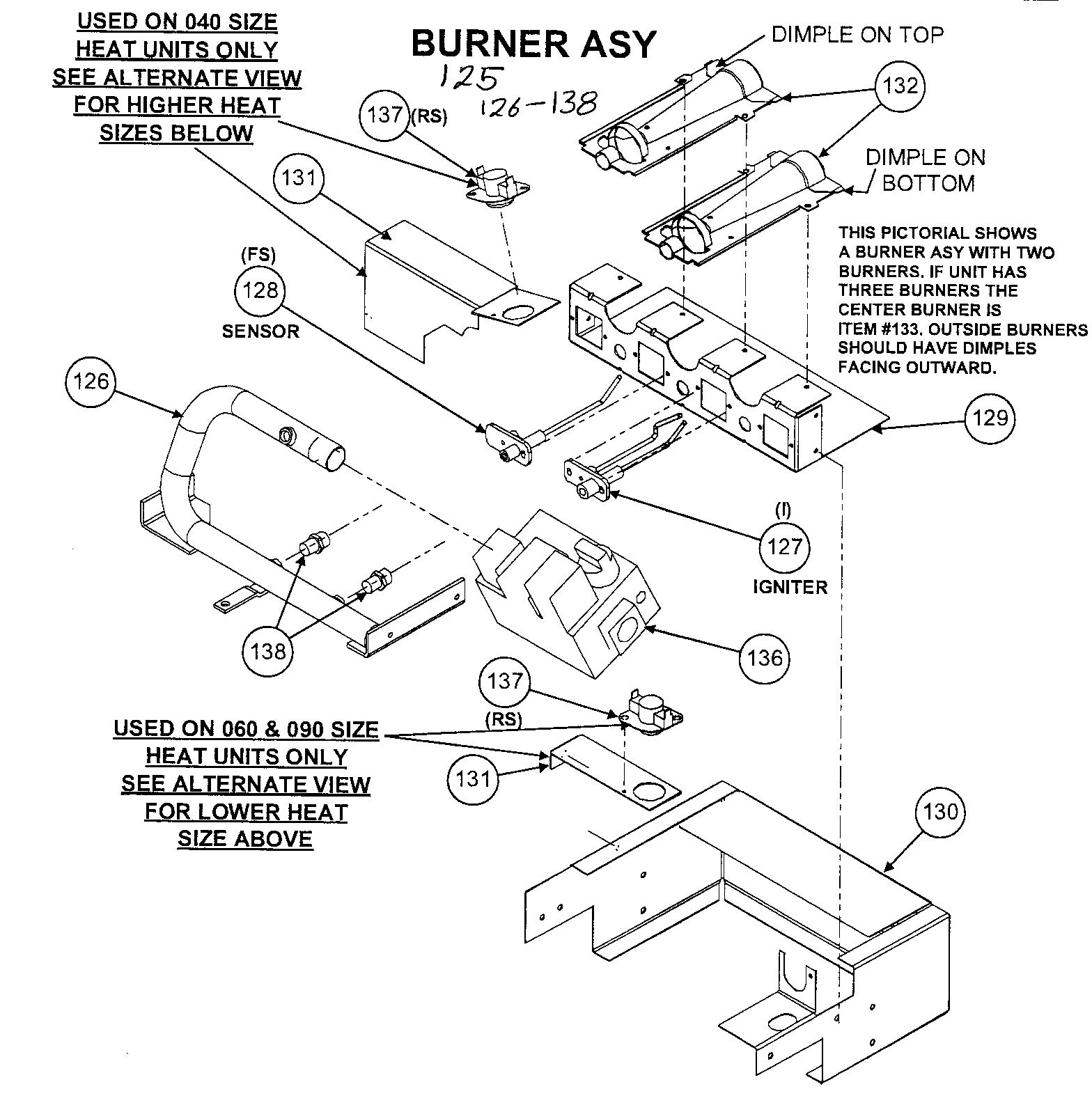 Burner assy