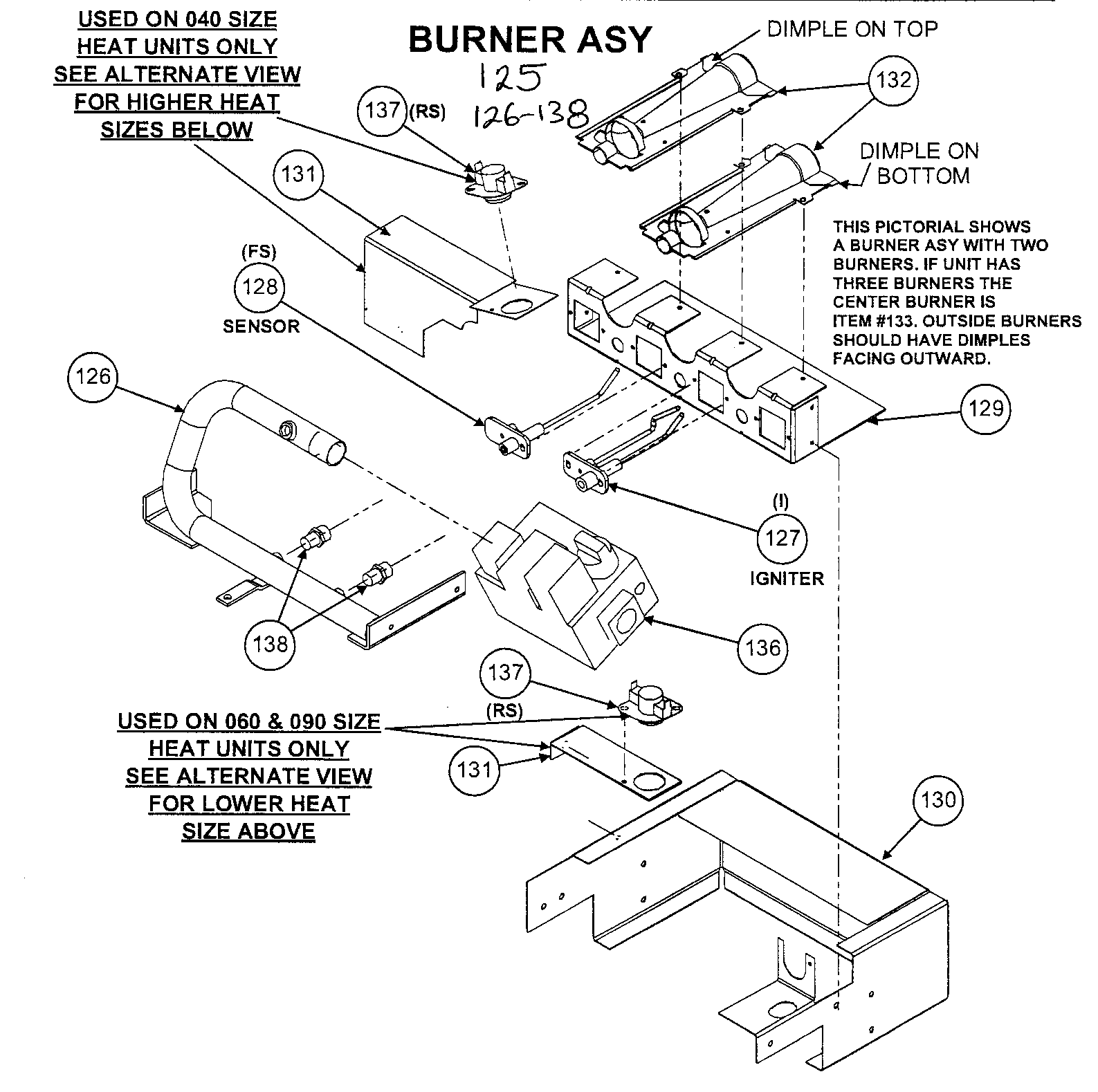 Burner assy