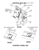 Control box/control panel assy