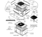 Carrier 48XTN042090300 front view/rear view diagram