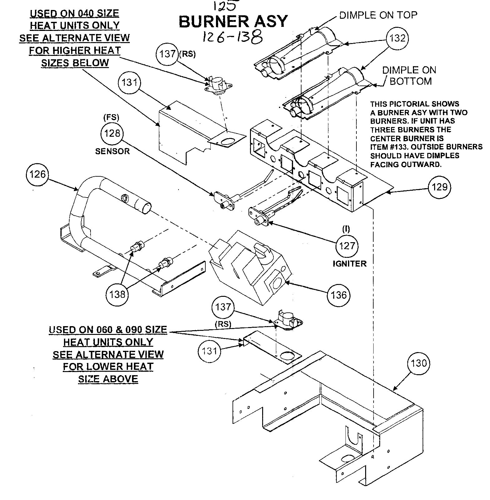 Burner assy