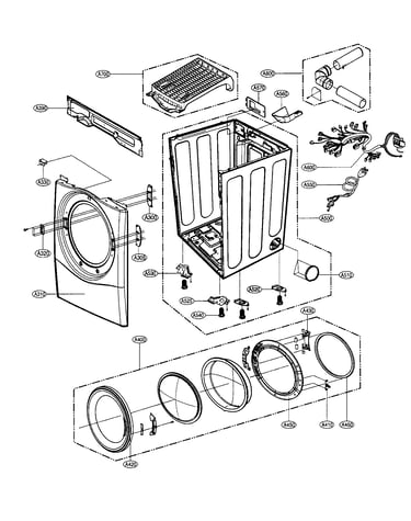 Cabinet/door assy