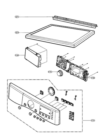 Control panel/plate assy