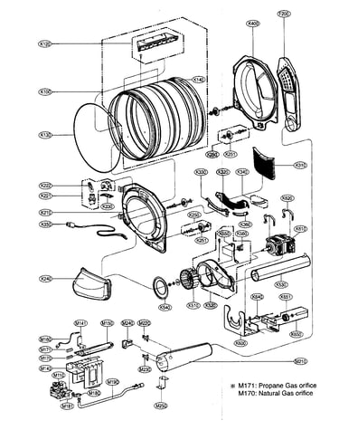Drum/motor assy