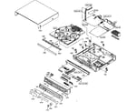 Samsung HT-X70 cabinet parts diagram