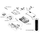 Samsung DVD-V9700 cabinet parts diagram