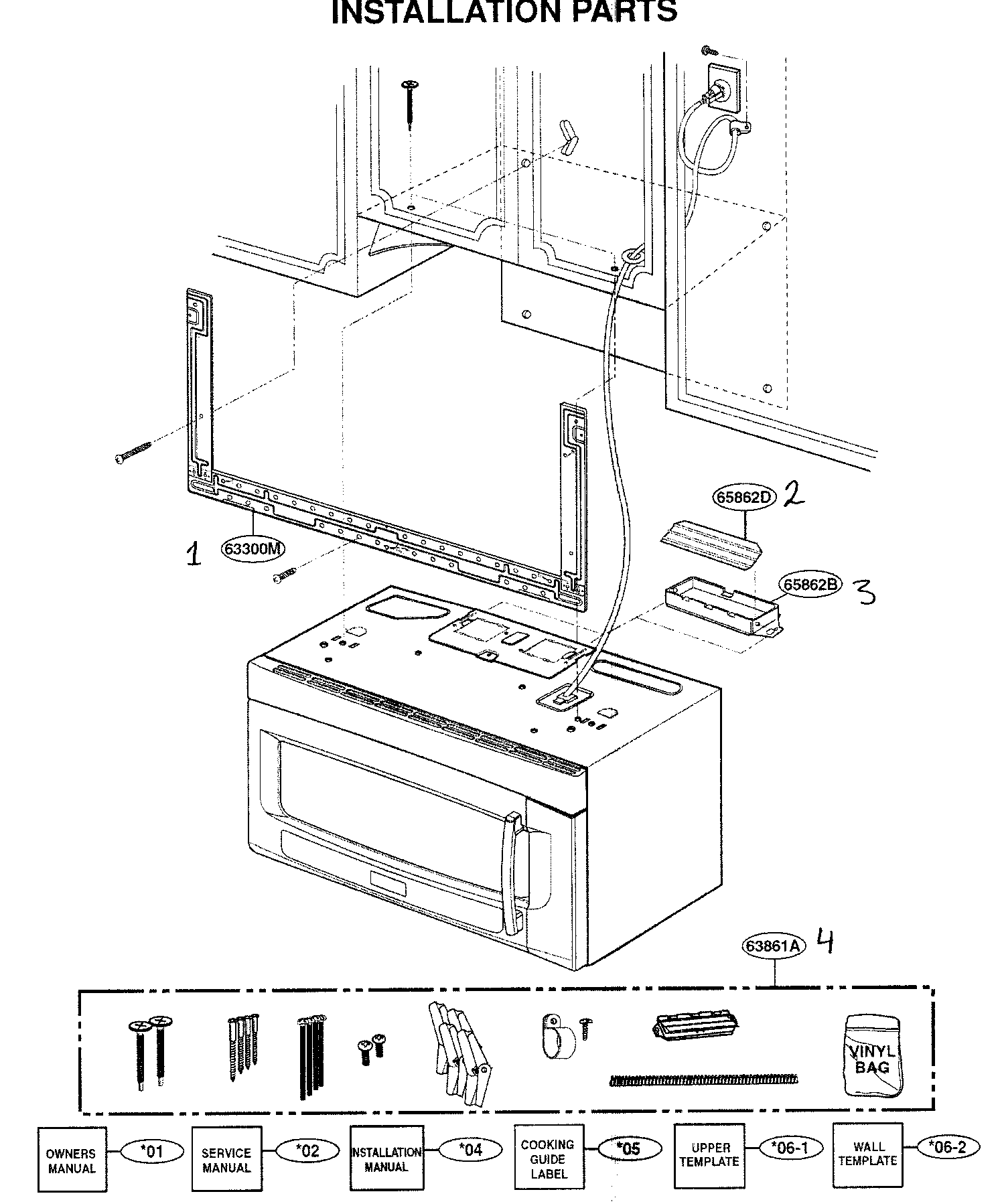 Installation parts
