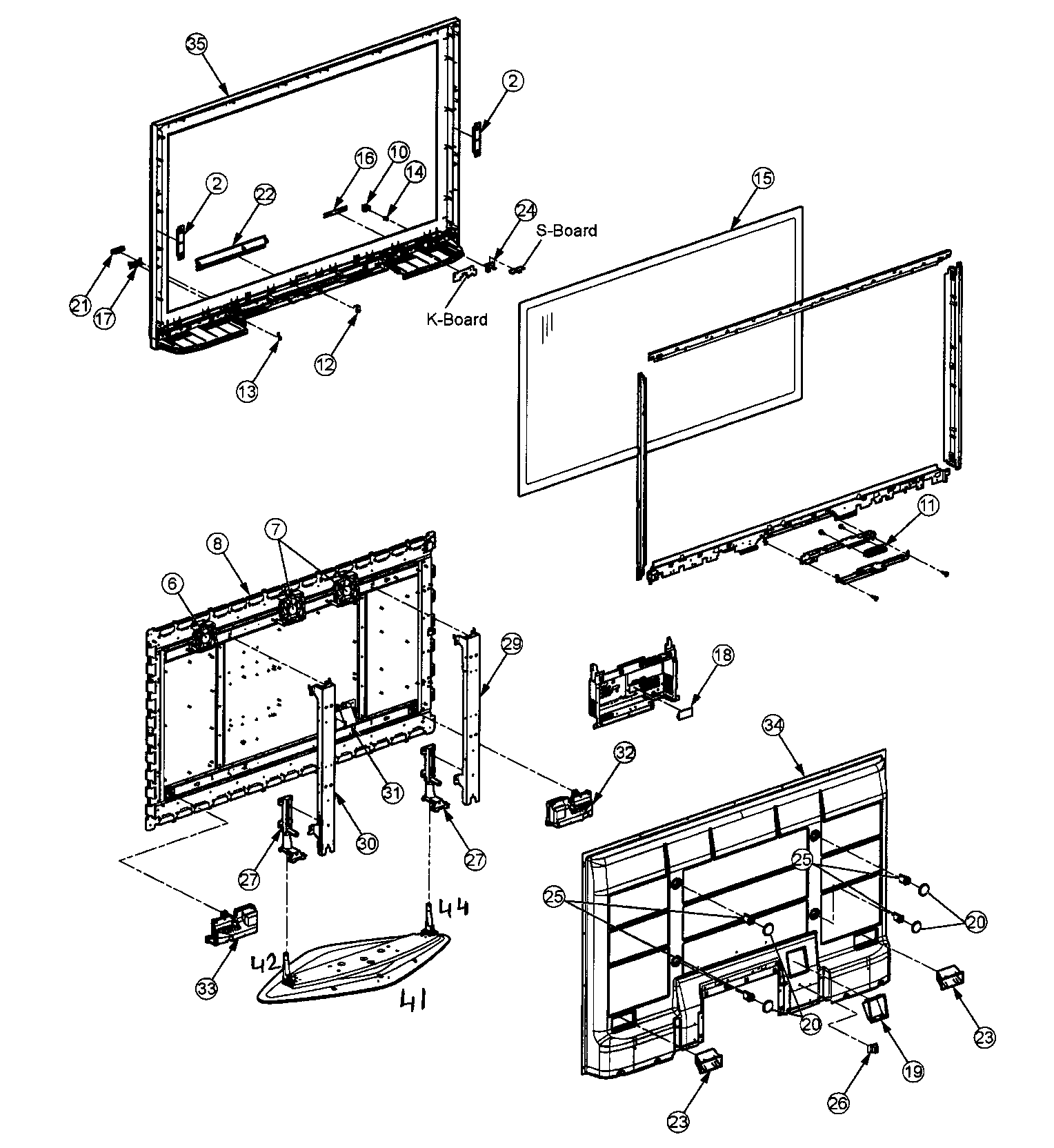 Cabinet parts