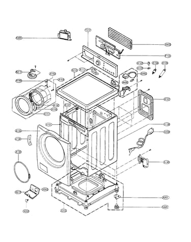 Cabinet/control panel assy