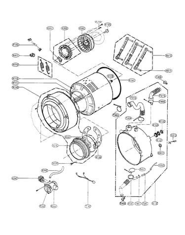Drum/tub assy