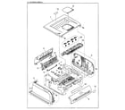 Brother HL-2070N covers/labels diagram