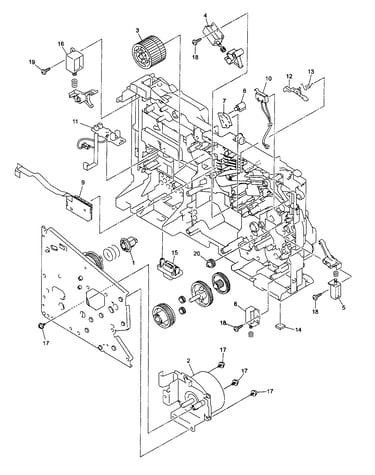 Frame l/drive unit