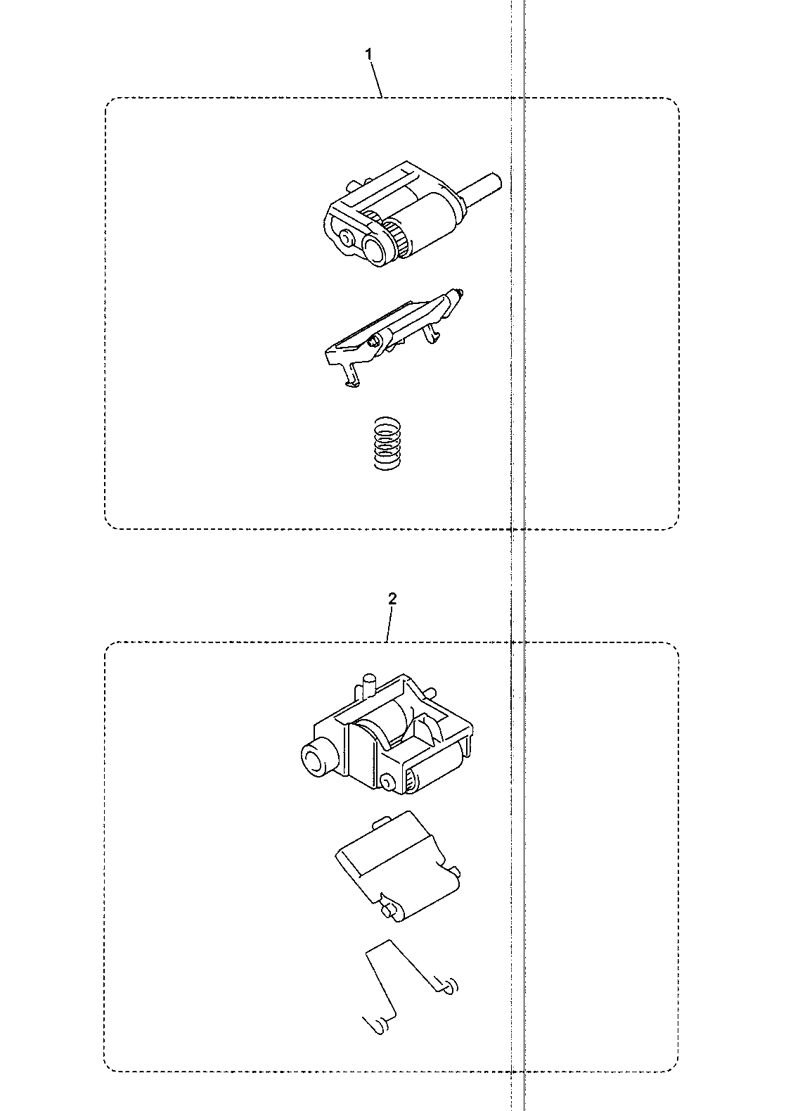 Periodical maintenance parts