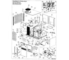 ICP PDX436080K00A1 cabinet parts diagram