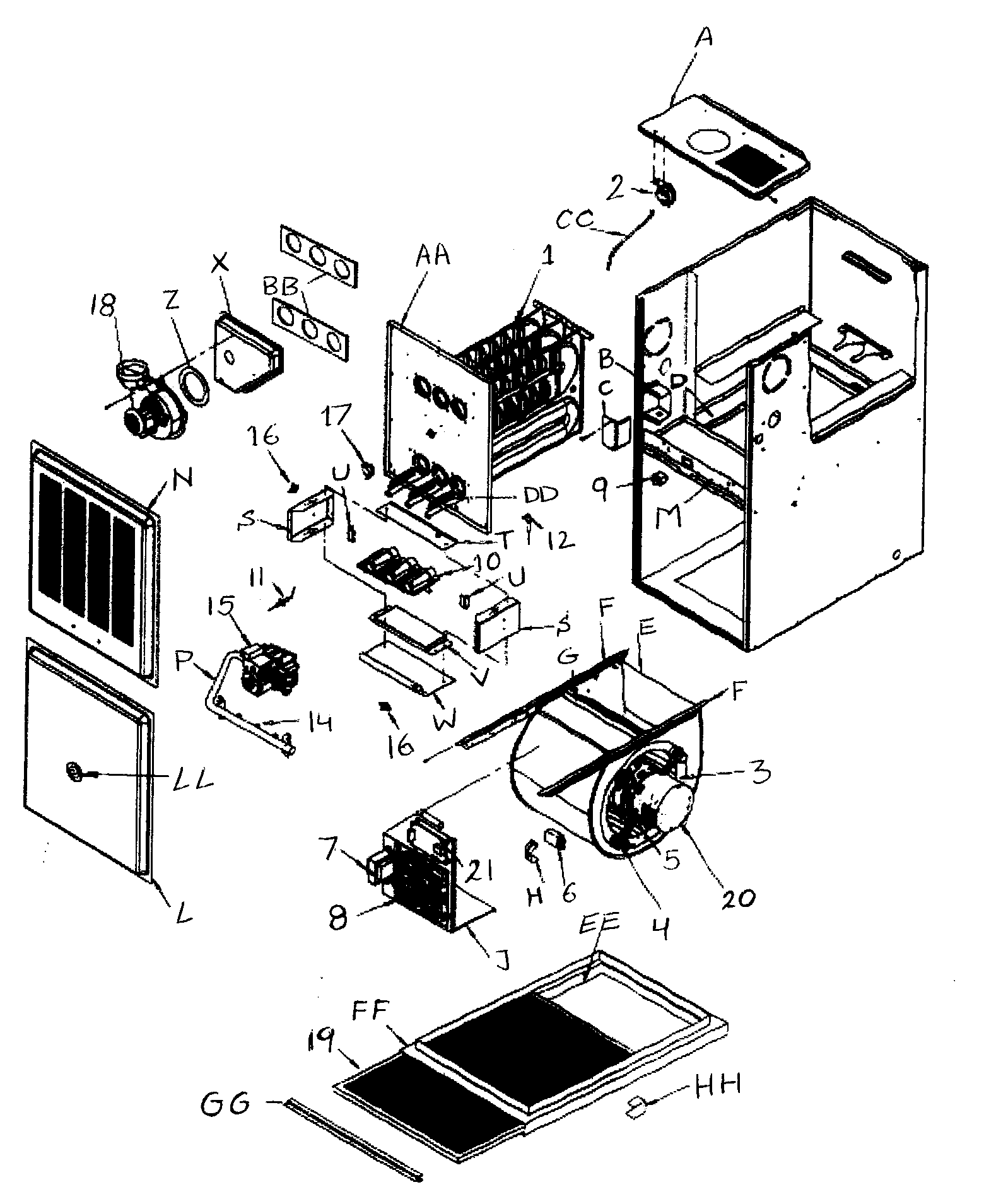 Cabinet parts