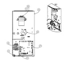 Carrier 24ANA148A0030030 cabinet parts 2 diagram