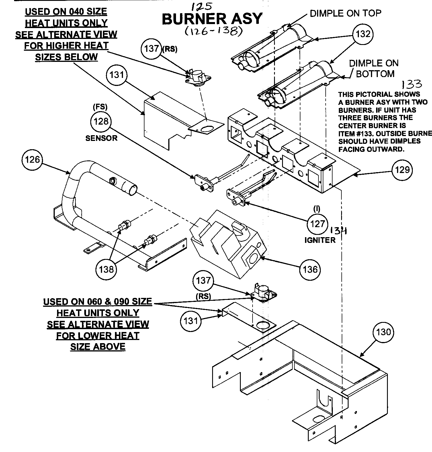 Burner assy