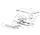 Memorex MVD2045 cabinet parts diagram