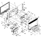 Vizio VX37LHDTV10A cabinet parts diagram