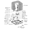ICP T4H418GKB100 inside cabinet parts diagram
