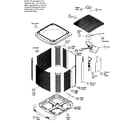 ICP T4H418GKB100 outside cabinet parts diagram