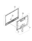 Bezel assy/lcd panel