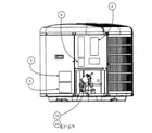 Carrier 25HPA448A0030010 outside view diagram