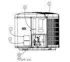 Carrier 25HPA342A0030010 outside view diagram