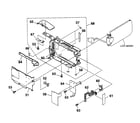Sony DCR-HC90 rt cabinet parts diagram