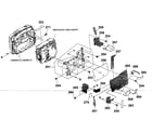 Sony DCR-HC90 lt cabinet parts 1 diagram