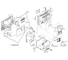 Sylvania LD155SL8 cabinet parts diagram