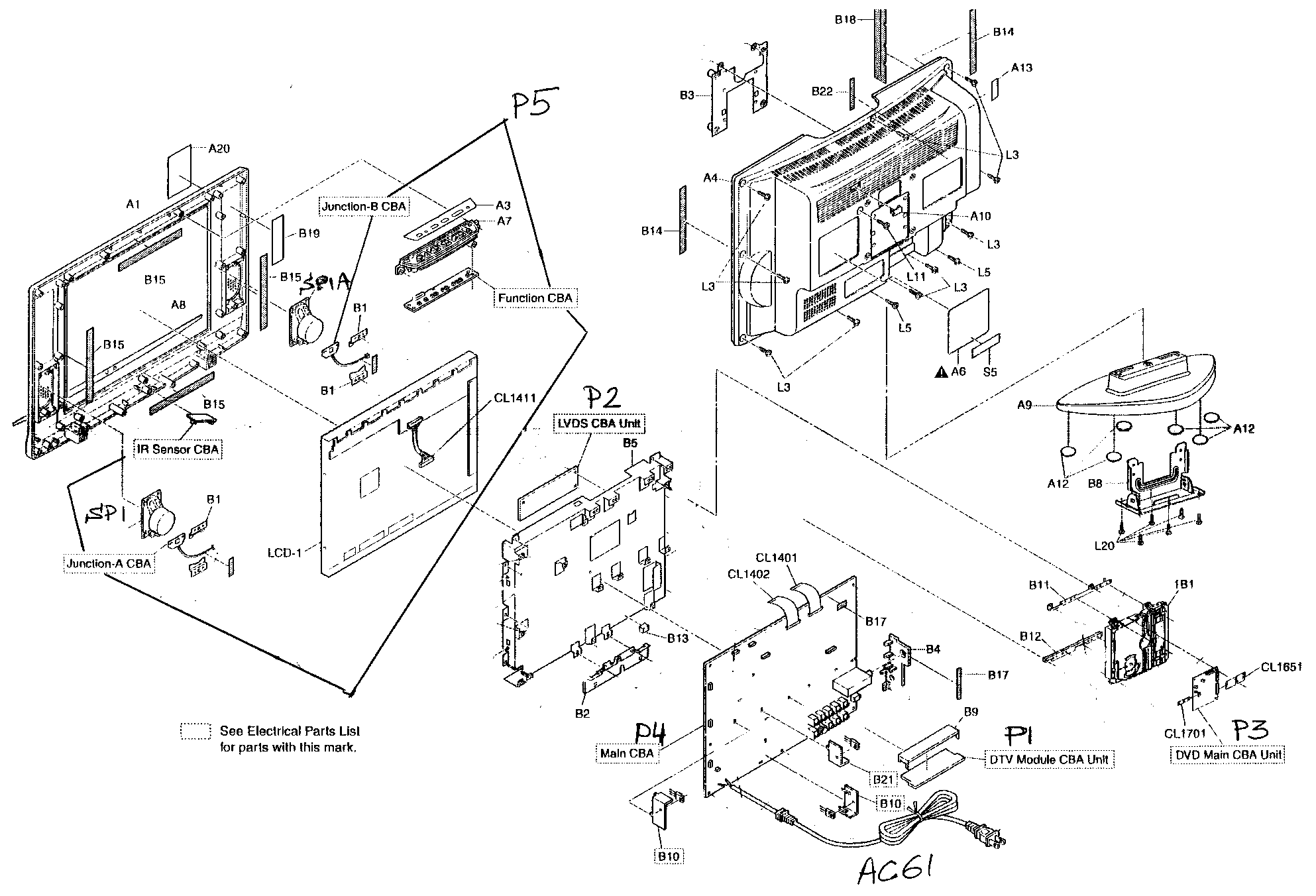 Cabinet parts